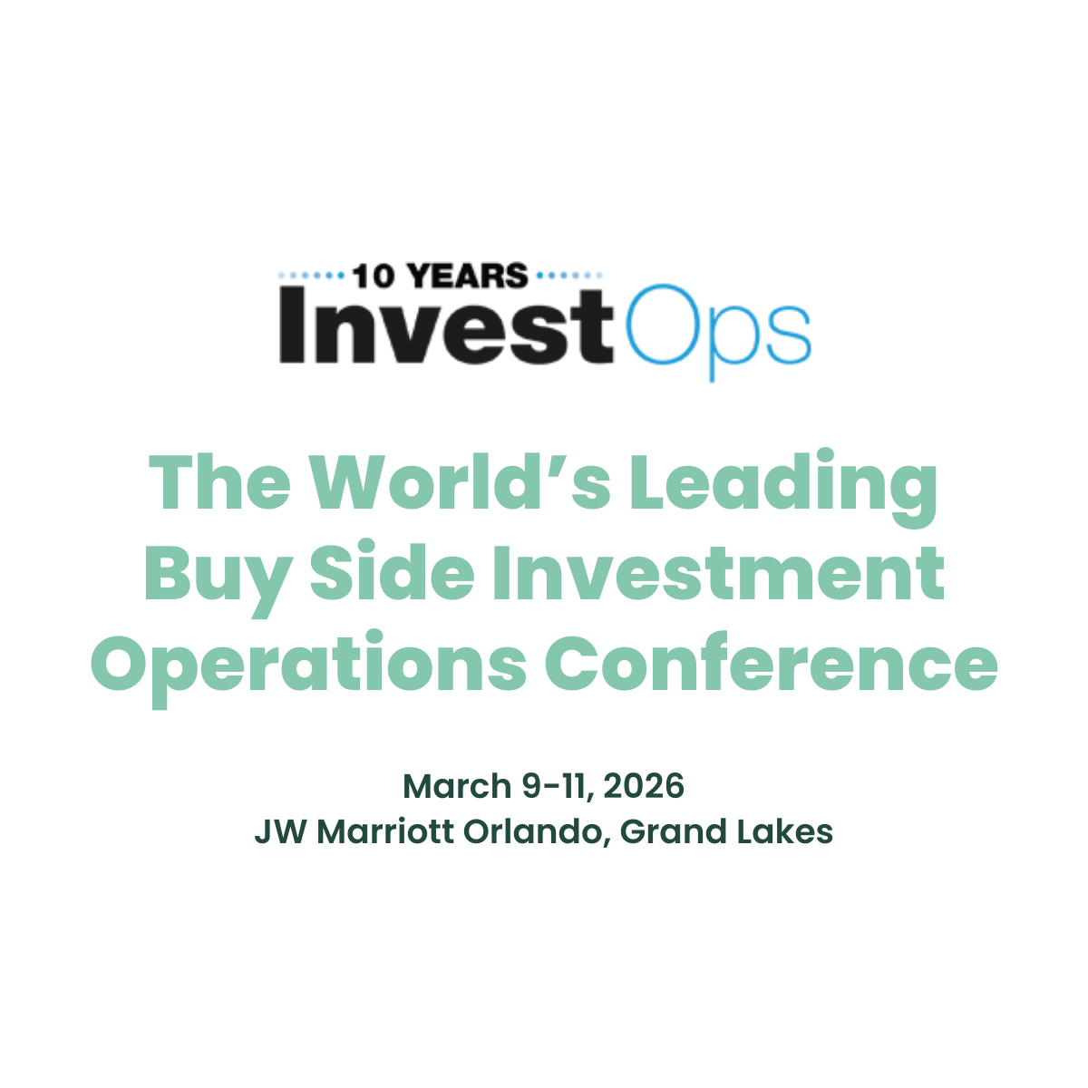 InvestOps 2026