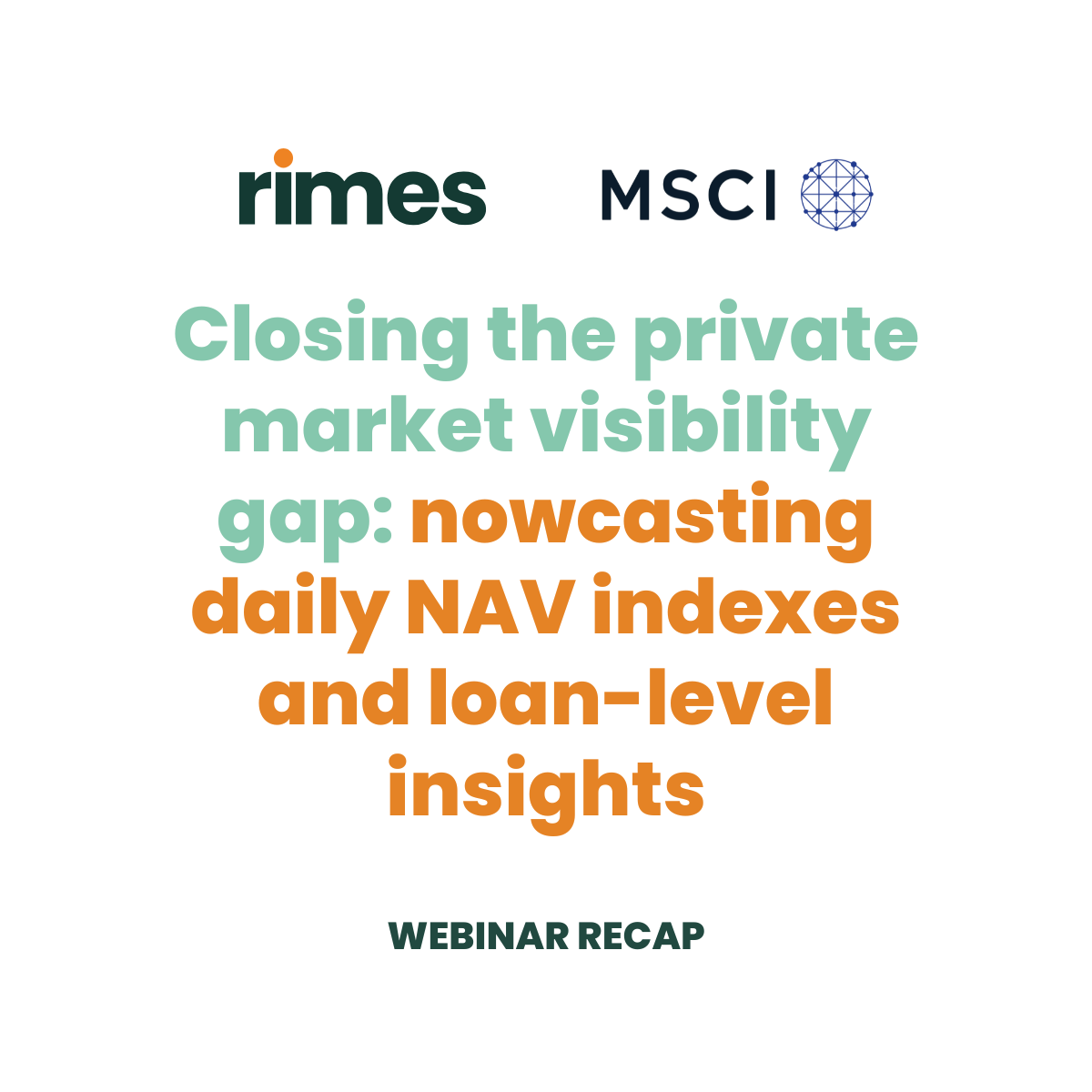 Changing the private marketing visibility gap: nowcasting daily NAV indexes and load-level insights